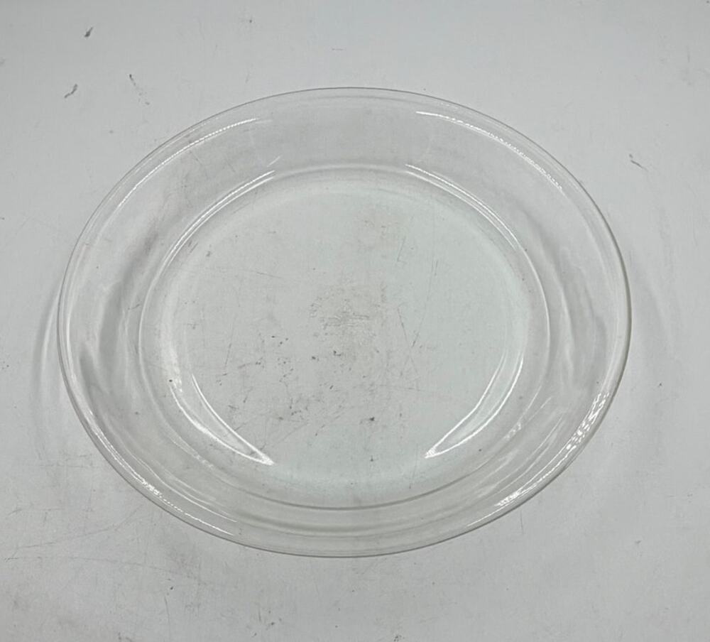 Vintage Anchor Hocking Fire King #460 9" Inch Round Clear Glass Pie Plate Dish